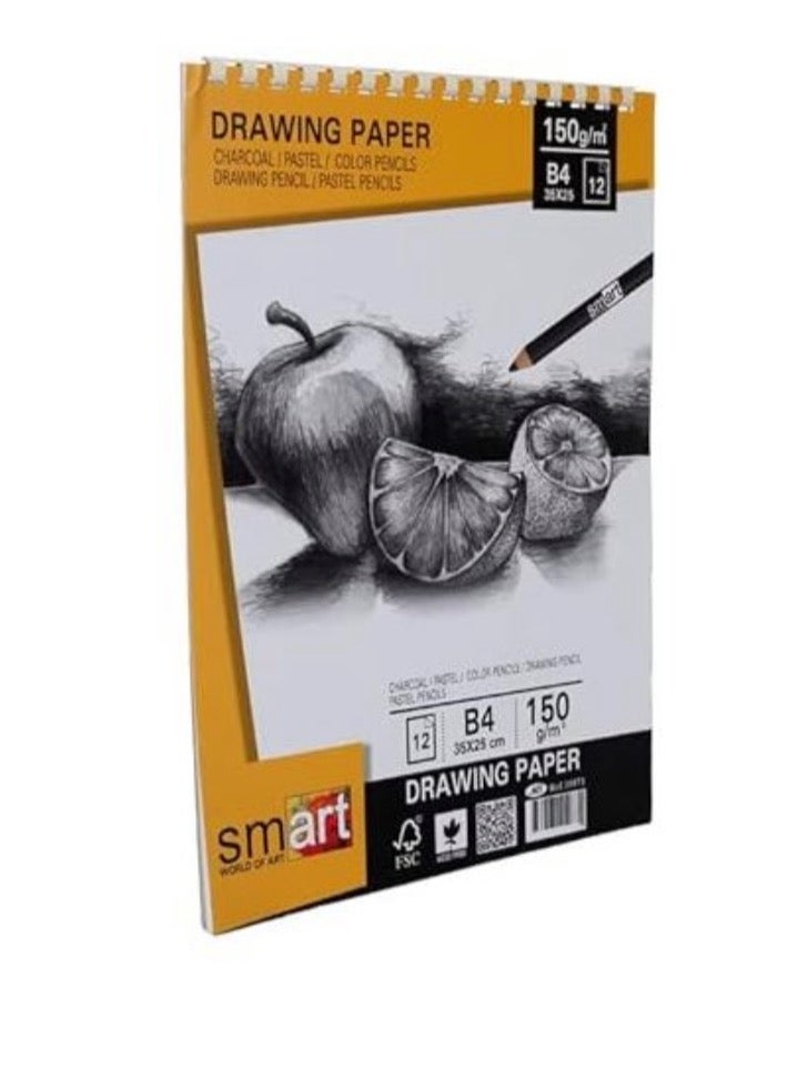 Smart Wire Sketch 35x25 -12 Paper -150gm By Smart for Art - Image 2