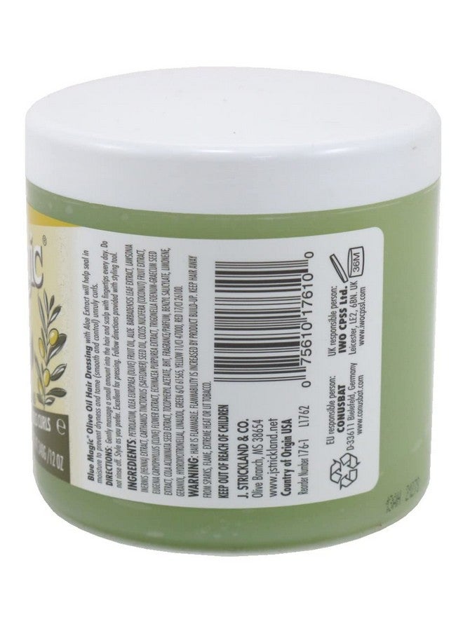 BLUE MAGIC Olive Oil Hair Dressing With Aloe Vera 12 Ounce - Image 3
