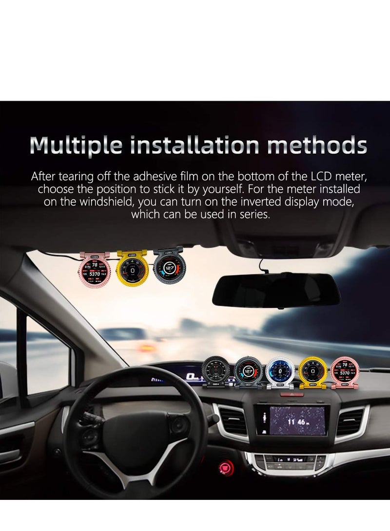 جولف لينك شاشة عرض أمامية GULFLINK (HUD) عداد سرعة السيارة F10.0 - Image 3