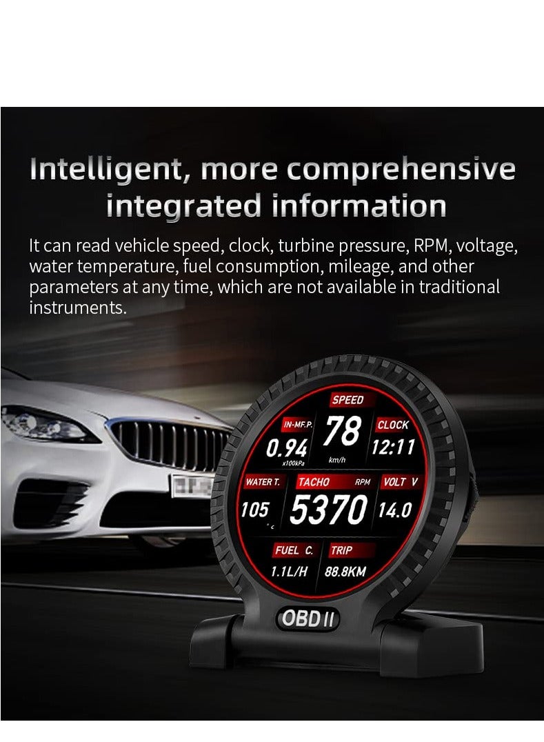 جولف لينك شاشة عرض أمامية GULFLINK (HUD) عداد سرعة السيارة F10.0 - Image 5