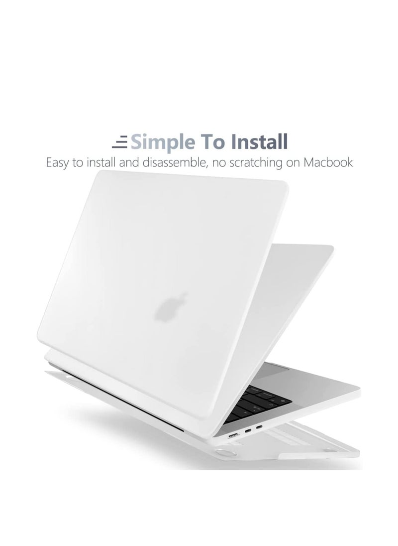 Generic - Case Compatible with MacBook Air 13.6 inch 2025--2022 Release A3240 M4 Chip/A3113 M3 Chip / A2681 M2 Chip with Liquid Retina Display & Touch ID, Protective Plastic Hard Shell Case Cover - Image 1
