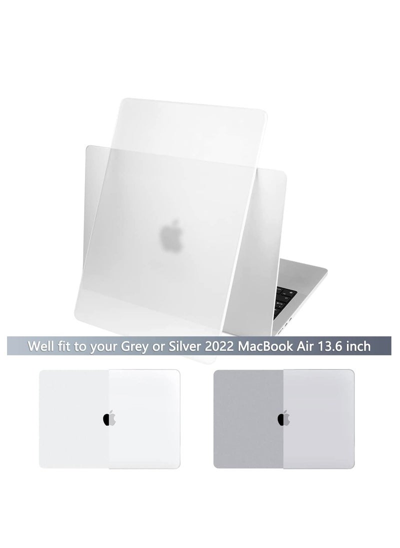 Generic - Case Compatible with MacBook Air 13.6 inch 2025--2022 Release A3240 M4 Chip/A3113 M3 Chip / A2681 M2 Chip with Liquid Retina Display & Touch ID, Protective Plastic Hard Shell Case Cover - Image 1