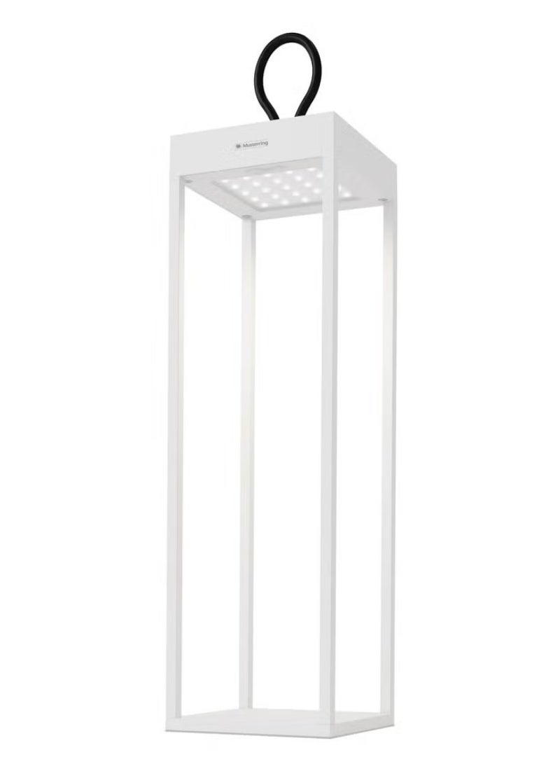 Sompex مصباح فانوس سمبيكس غريس LED | خافت لمسة بدون خطوات | مصنوع من الألمنيوم | داخلي وخارجي | وقت الاحتراق 11 ساعة | وقت الشحن 6 ساعات | IP 65 (مقاوم للماء) | 15 × 50 سم - أبيض - Image 1