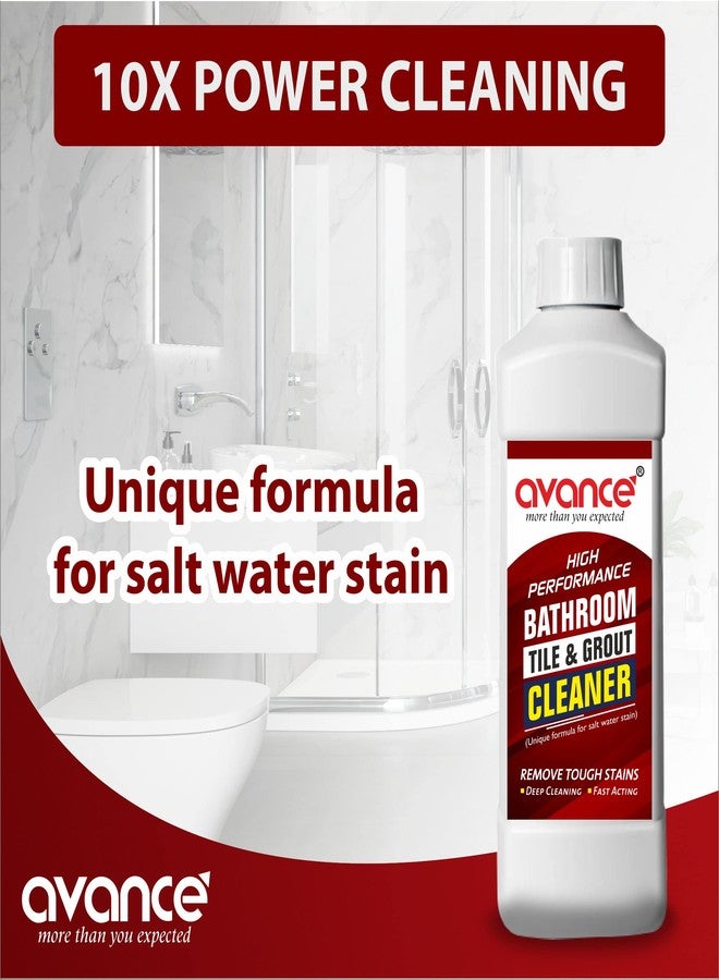 Avance Bathroom Tile & Ceramic Cleaner, Hard water Marks, Limescale & Soap Deposits (1Litre) - Image 3