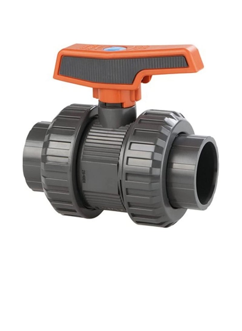 PVC Cepex PVC Heavy Duty Water Supply Pipe Fittings for Swimming Pool, Agriculture, Irrigation & Commercial Plumbing Use (1.1/2 Inch, Union Ball Valve)  - Image 1