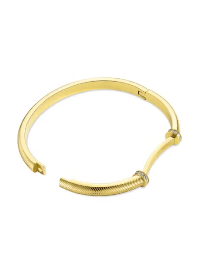 CERRUTI 1881 Matilde Gold Plated Bangle Bracelet for Women