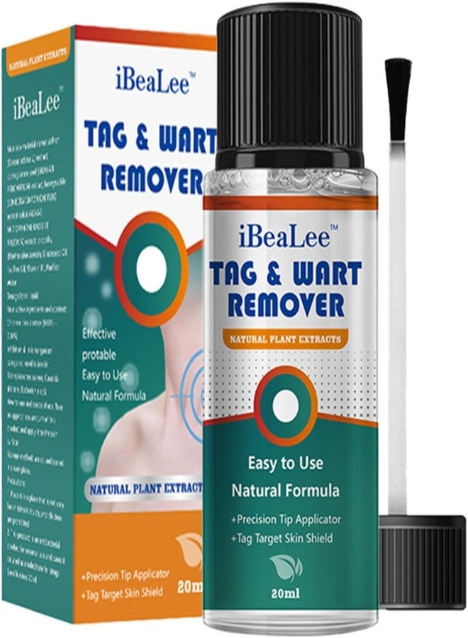 Jendfert Wart Remover Liquid - 12% Wart Liquid with Salicylic Acid - Fast Acting Wart Freeze Off，for Warts, Plantar Wart, Genital Wart, Common Wart, Flat Wart, Corn, Callus（20ml） - Image 1