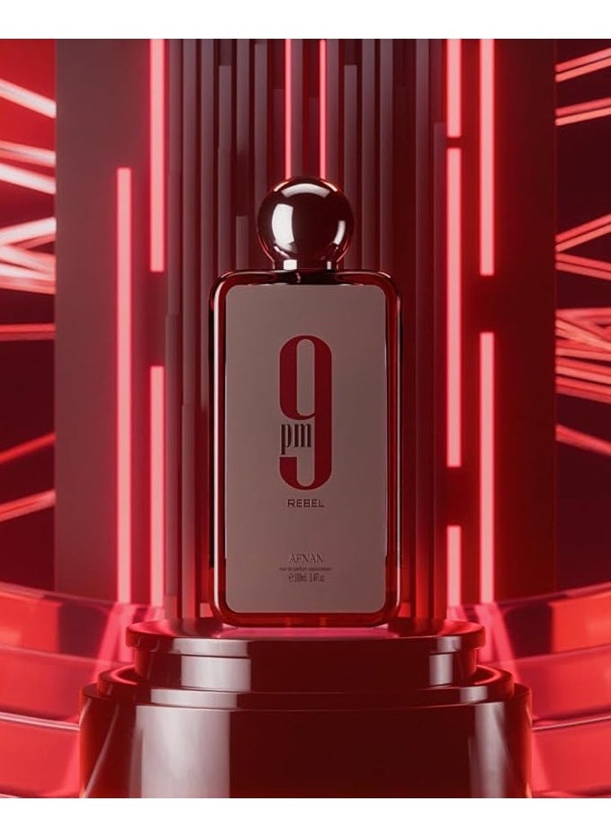 Afnan 9 PM Rebel Unisex Eau De Parfum, 100ml