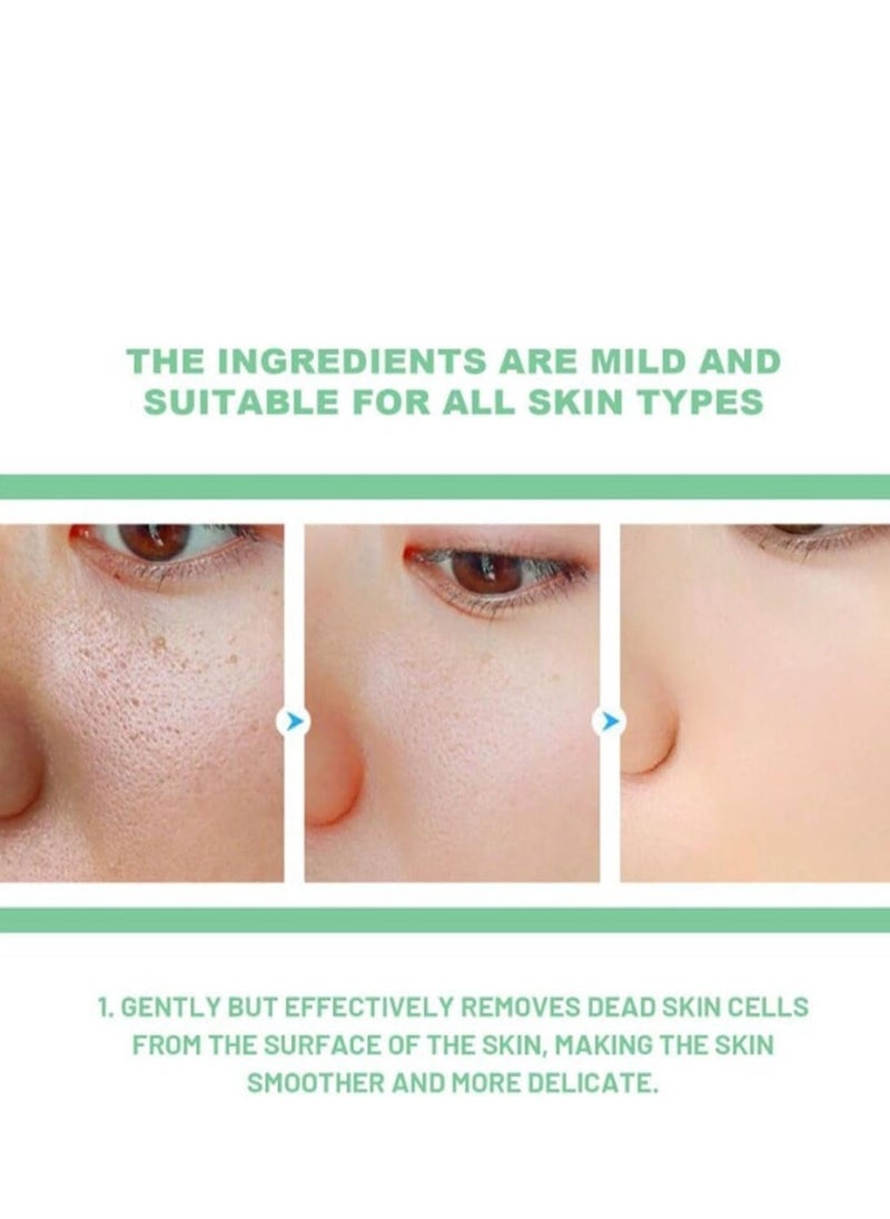Generic Purifying Exfoliating Gel, 100g Facial Gentle Exfoliating Scrub, Natural Acne Body Exfoliating Gel Scrub, Improve Skin Tone and Texture, Hypoallergenic Formula, Fit for All Skin Types  - Image 2