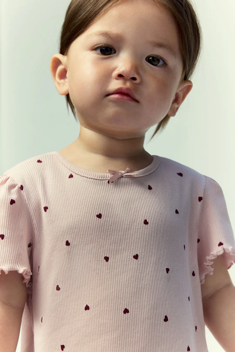 H&M Printed cotton top