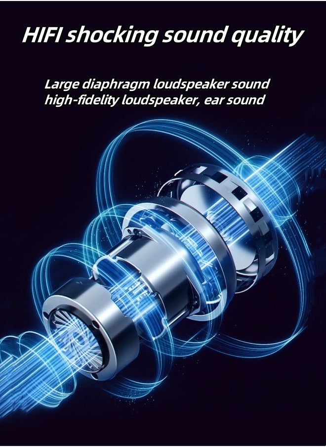 M MIAOYAN - Ear-mounted noise-canceling ultra-long-lasting headphones TWS Bluetooth headphones casual gaming wireless headphones - Image 1