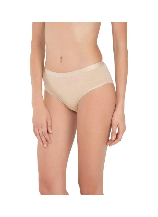 جوكي Jockey 3001 Women Super Combed Cotton Elastane Stretch Mid Waist Hipsters Panties with Ultra Soft Exposed Waistband