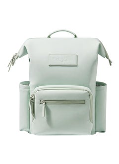Babycare Babycare - Diaper Bag, Large, Light Green, Compact Design, Built-in Changing Pad, Waterproof Pocket, Hooks for Essentials, BPA-Free, Non-Toxic, Lightweight, Durable Material, Easy to Clean, Multiple Compartments, Travel-Friendly, Stylish and Functional, Ideal for Daily Baby Care  - Image 1