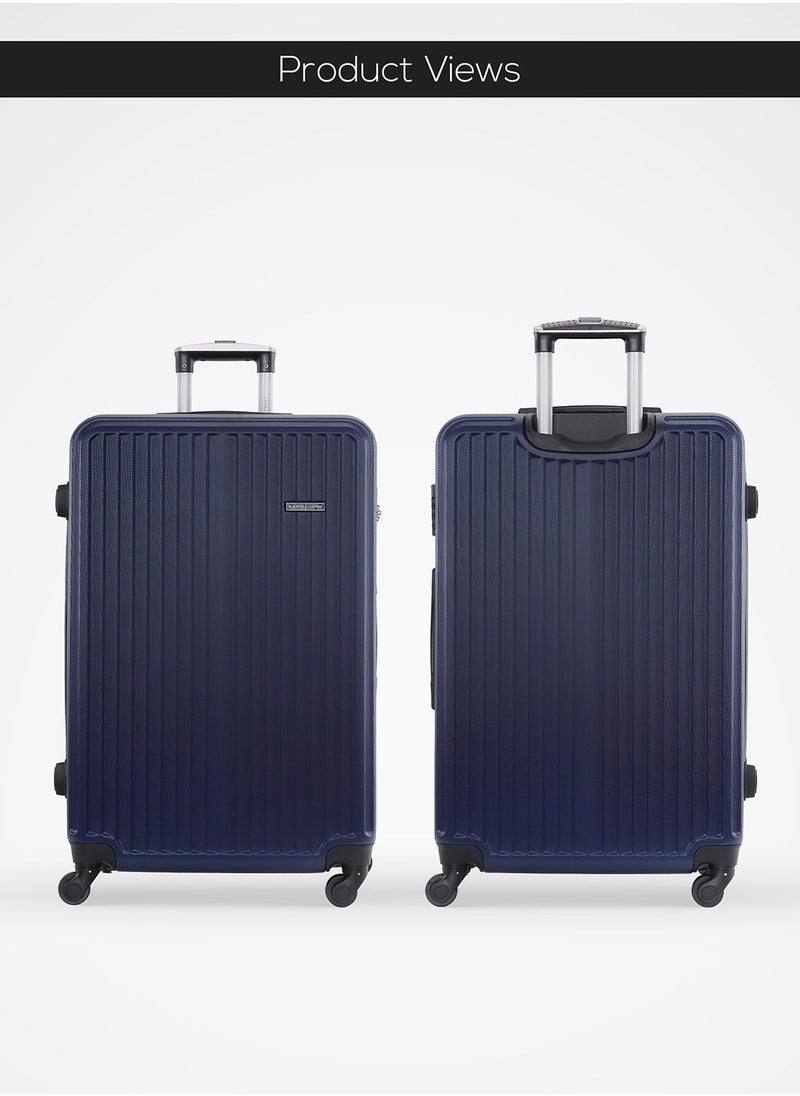 PARAJOHN - Alpha ABS Hardside Spinner Check In Large Luggage Trolley 28 Inch Navy - Image 1