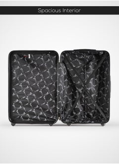 PARAJOHN Alpha ABS Hardside Spinner Check In Large Luggage Trolley 28 Inch Navy  - Image 5