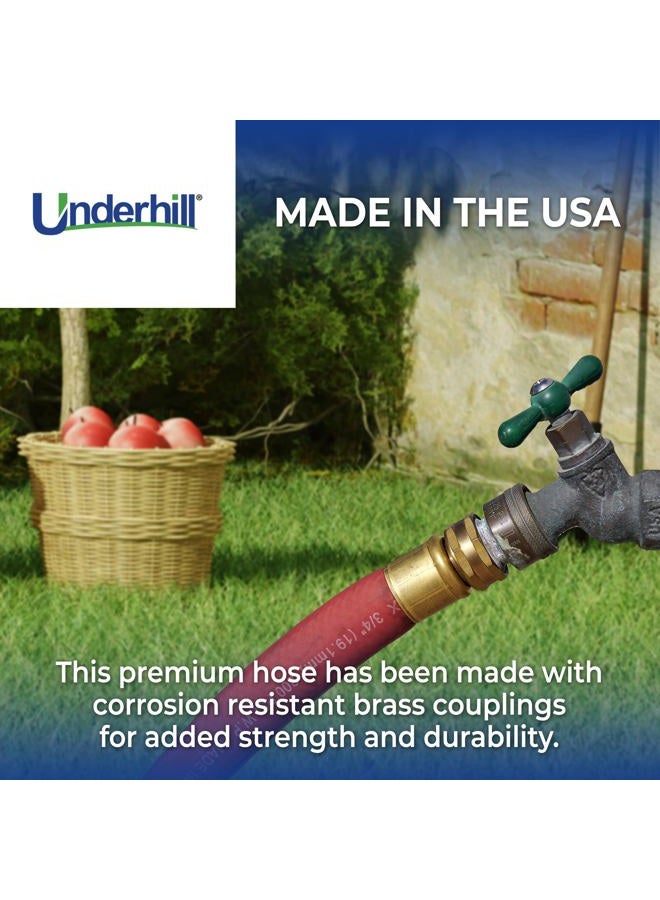 Underhill H75-100R 3/4-Inch UltraMax Heavy Duty Commercial Hose, 100-Feet Length, Red - Image 2