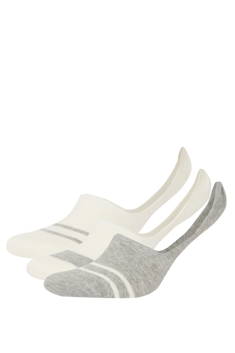 ديفاكتو شرابات فلات رجالي قطن من 3 قطع - Image 4