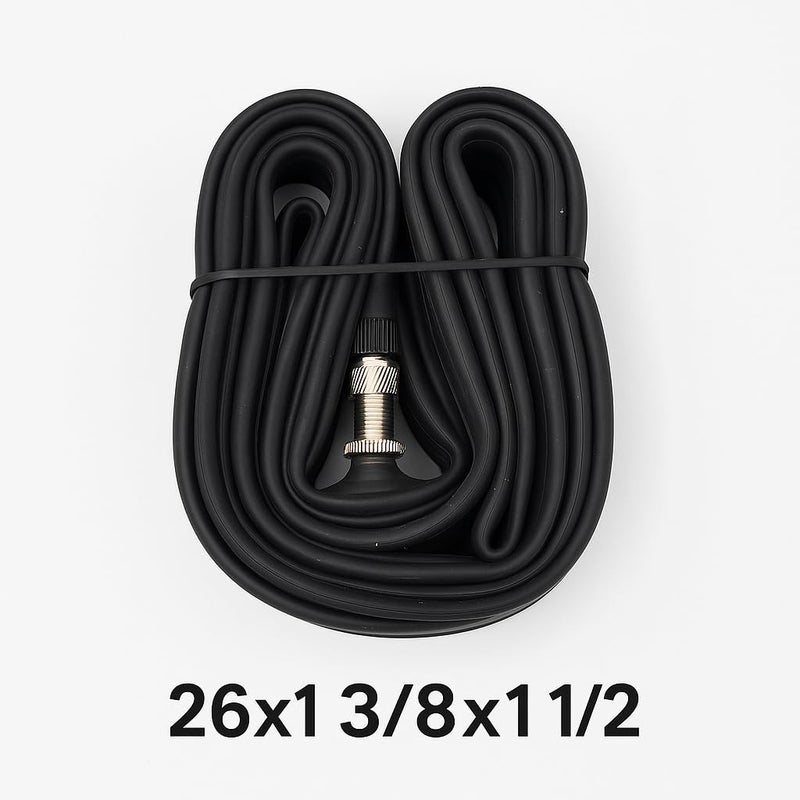 DURO 26 Inch Bicycle Inner Tube 26x1 3/8x1 1/2 (37-584) Dunlop Valve DV35 | Heavy Duty Butyl Rubber Bike Tire Tube | Compatible with Mountain Bike, Wheelchair, Scooter, Cycle, Trolley - Image 4