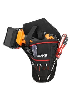 Generic Electric wrench tool waist bag, portable repair tool bag , thickened wear-resistant electrician's bag, waist tool storage bag  - Image 1