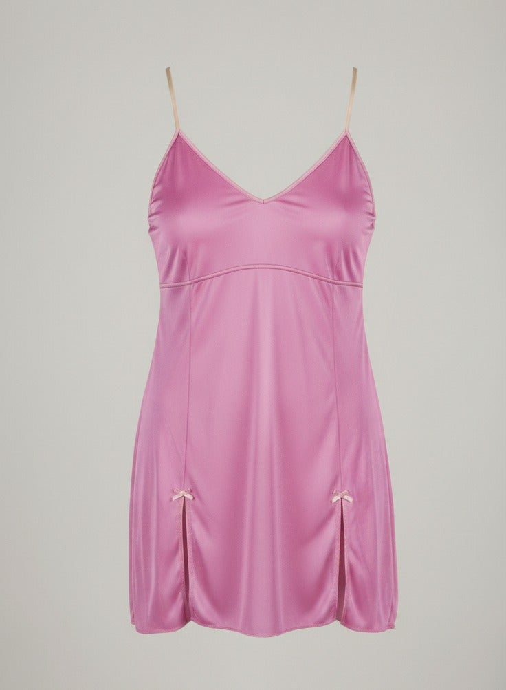 لاسو قميص نوم نسائي من لاسو، فستان داخلي بفتحة رقبة على شكل حرف V، حمالات رفيعة، موديل ملابس النوم موديل 1952 - Image 2