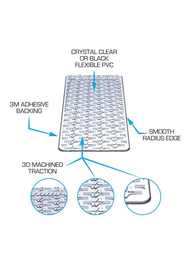 STOMPGRIP | Motorcycle Center Tank Pad Protector | Universal Fit | Pint | Icon Clear - Image 4