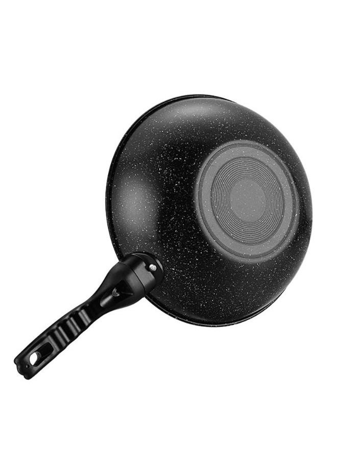 Generic - Korean Cast Iron Wok Pan with Glass Lid - Image 1