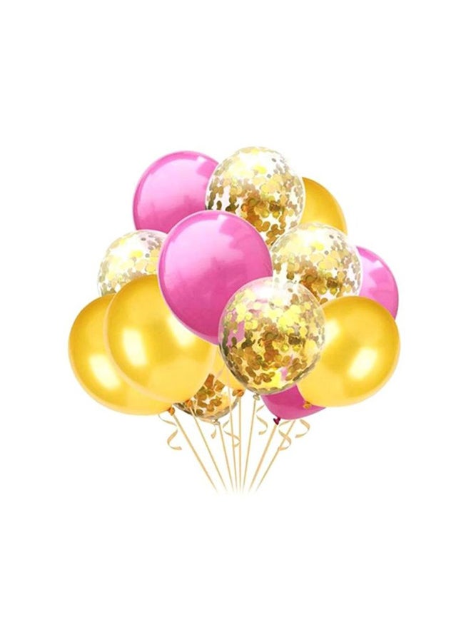 Sharpdo 15-Piece Birthday Party Or Wedding Decoration Balloons