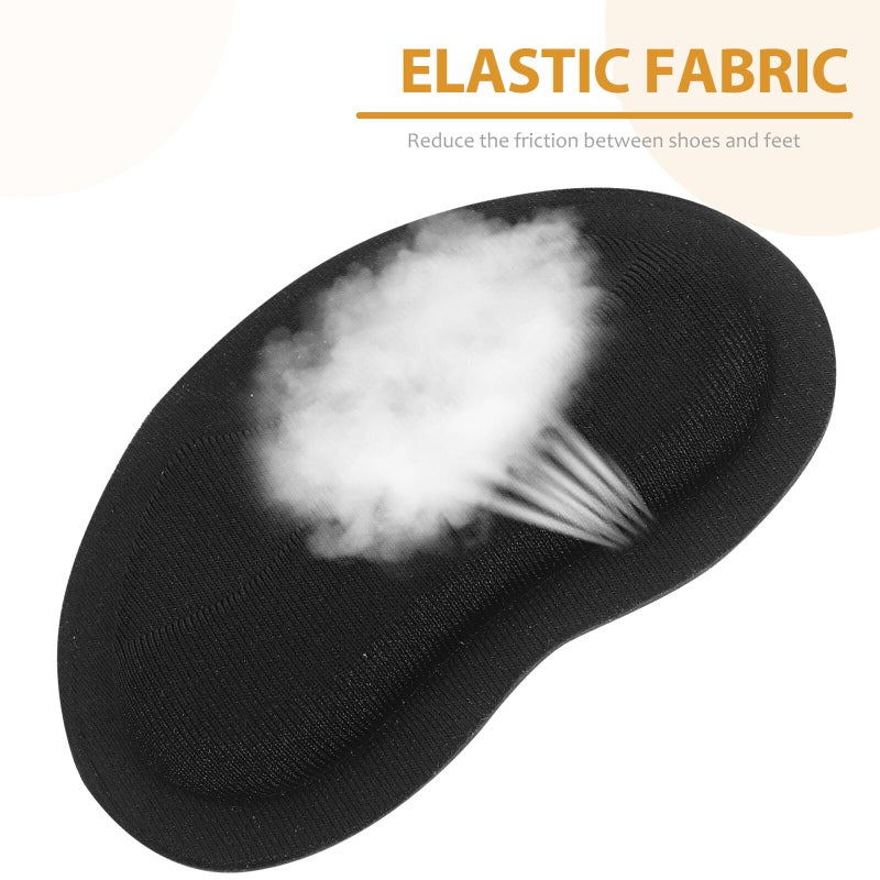 Heel Cushions and Protectors 3 Pairs Black Self Adhesive Wear Resistant Pads Prevent Blisters and Slipping - Image 4