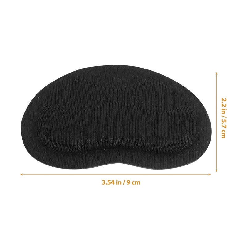 Heel Cushions and Protectors 3 Pairs Black Self Adhesive Wear Resistant Pads Prevent Blisters and Slipping - Image 3