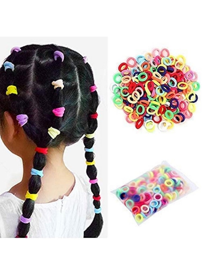 SUN Ring SUNRING Ponytail Holder Cotton Mini Hair Elastic Rubber Bands Tight, Non-slippery, Stretchable Cotton Elastic Hair Rubber Bands for Kids, Girls & Women's (Pack of 500 Comboo) - Image 3