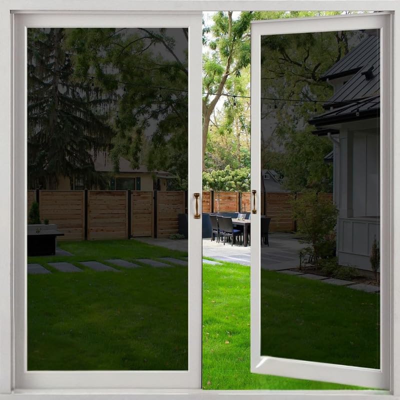 HomeVera Blackout Black Film for Window, self Adhesive Glass Film for Privacy Glass Film for Sunlight Heat Blocking, Glass Window, Office Cabins, Home - 95% Black Glass film16 X 36 Inchs - Image 1