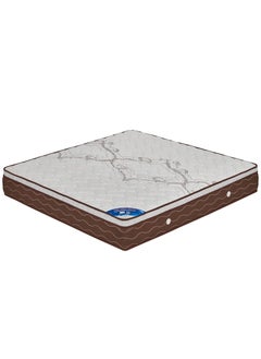 Orchid Plus Luxury Mattress - Advanced Design for Ideal Support of Heavy Weights Over 120 kg, Featuring Multi-layered Reinforced Bonnell Springs, High-Density Foam, Hotel-Grade Comfort with Antibacterial Treatment, and Innovative Ventilation Openings for Long-lasting Comfort and Sustainability 200x200x30 Cm