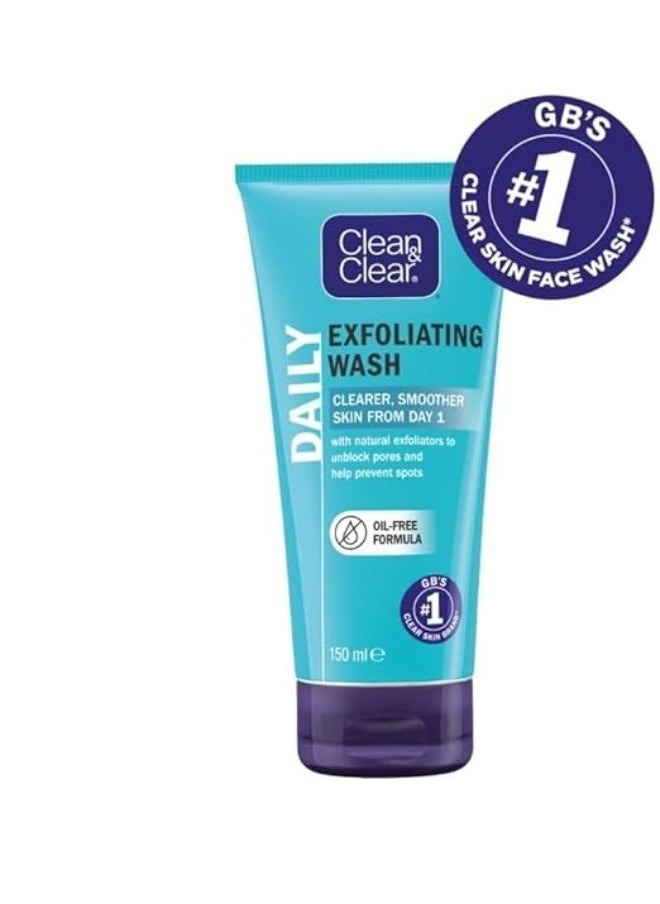 CLEAN & CLEAR CLEAN & CLEAR Daily Exfoliating Wash 150 Ml  - Image 2