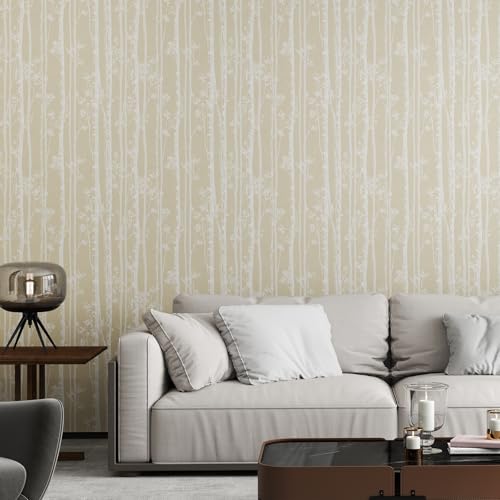 Vinjiasin Tree Branches Peel and Stick Wallpaper Modern Wall Paper Self Adhesive Removable Contact Paper for Kitchen, Cabinets,Bedroom, Bathroom, Accent Wall 17.7"x120" - Image 3