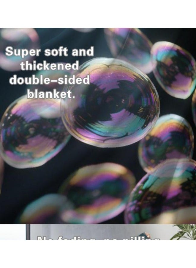 general Flannel thin blanket (warm and comfortable, suitable for sleep, gaming, dust removal and sandproof) 150cm*200cm - 423 - Image 4