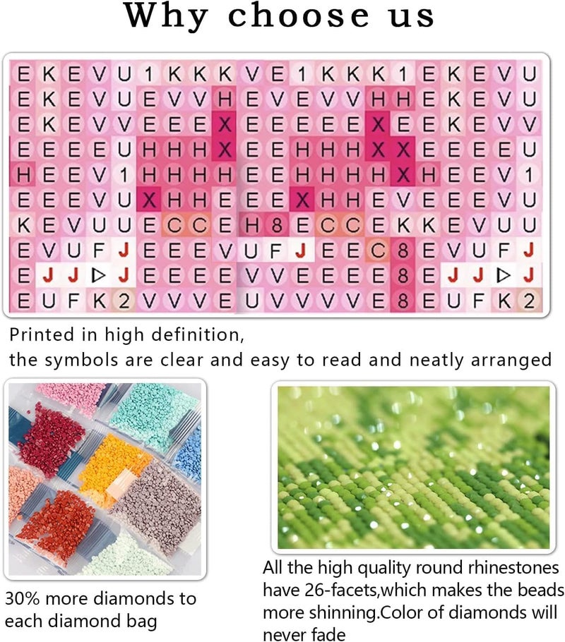 ANNIE Golden Lion - River Bridge Diamond-Flower -Painting Kits for Adults and Kids Create Dazzling Full Drill 5D DIY Crystal Rhinestone Art for Home Decor, 40x30 cm (River Bridge) - Image 5