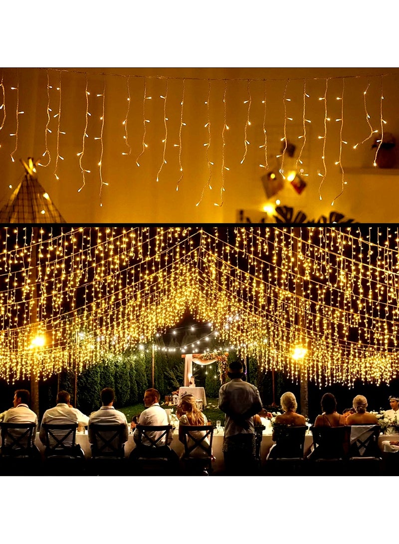 zayo LED Icicle Light Warm White 3 Meter x 50 Centimeter - Image 3