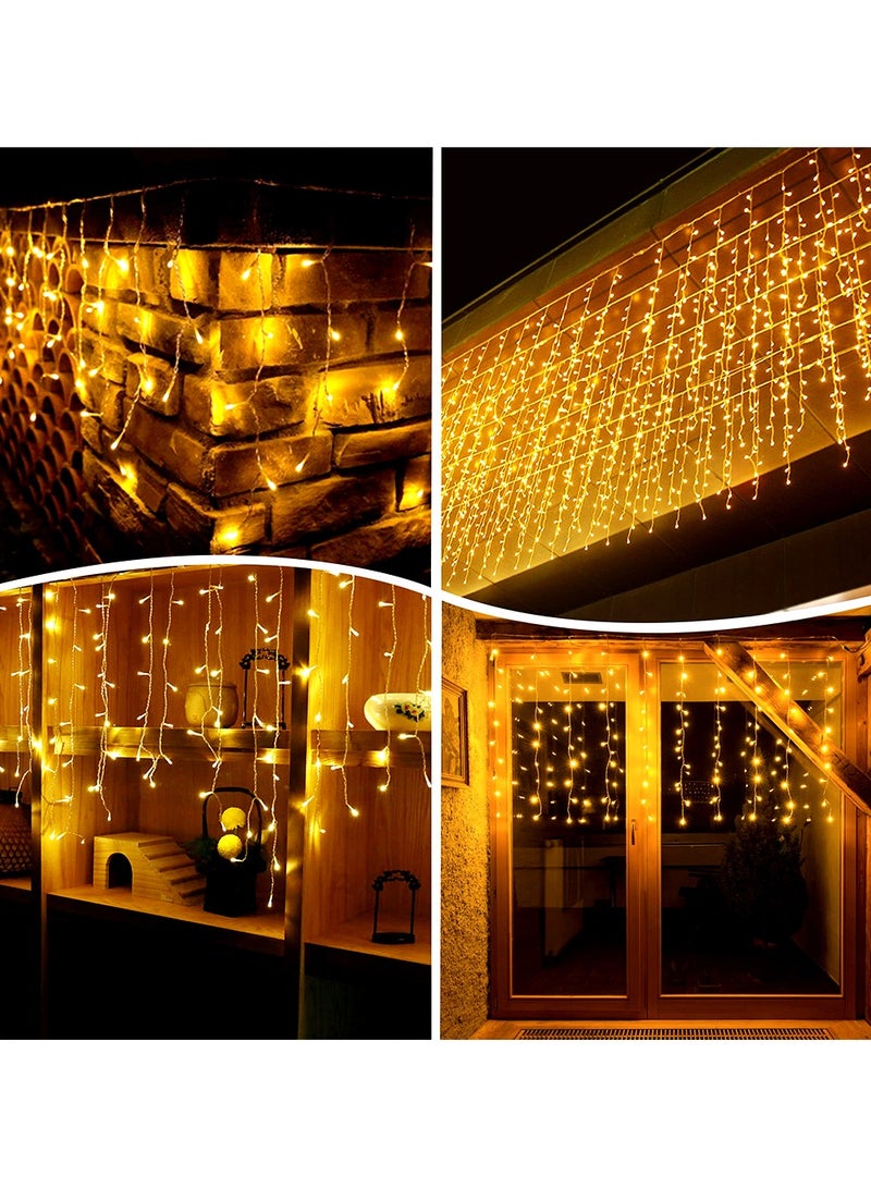 zayo LED Icicle Light Warm White 3 Meter x 50 Centimeter - Image 5