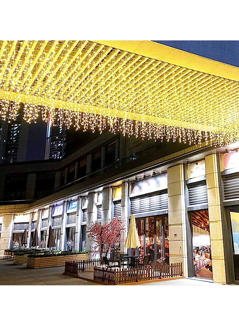 zayo LED Icicle Light Warm White 3 Meter x 50 Centimeter - Image 4