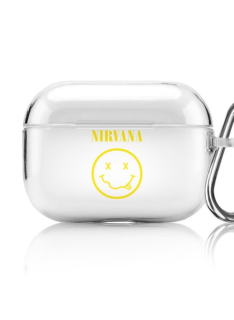 Classic Clear printed Case for Apple AirPods Pro 2nd Generation Thin Transparent Cover [Designed for Apple AirPods Pro 2nd Generation] - Nirvana