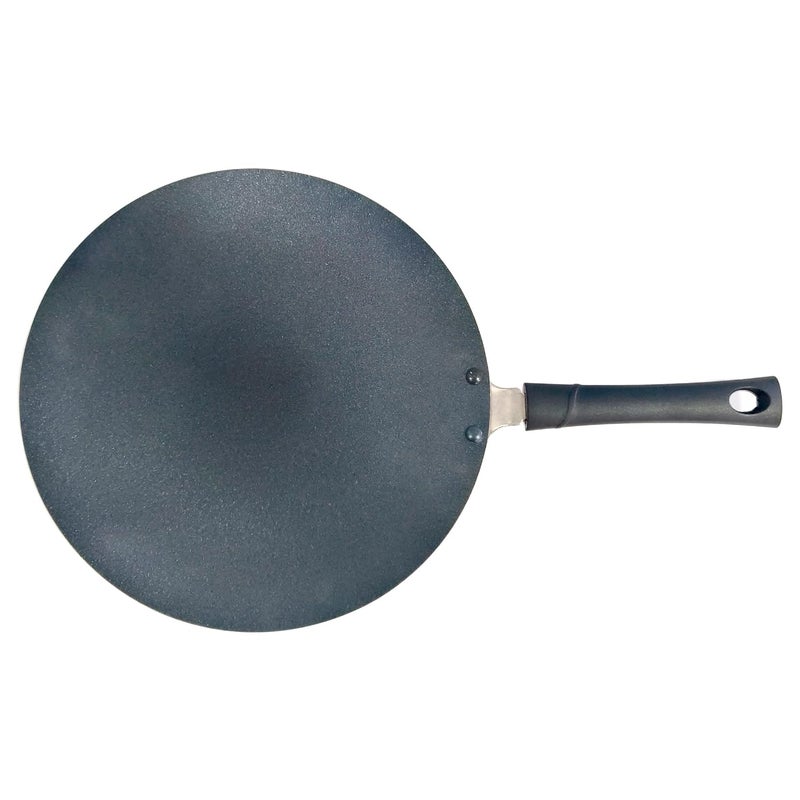 Non Stick Roti Pan Chapati Tava Aluminium Concave Tawa Crepe Paratha Dosa Pancake Griddle Skillet (285MM)  - Image 2
