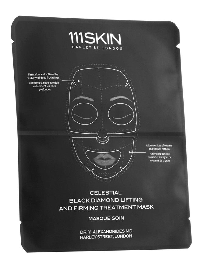 قناع الوجه "سيليستيال بلاك دايموند" من 111SKIN هارلي ستريت لندن، لشد البشرة وتنعيمها، 31 مل / 1.04 أونصة سائلة