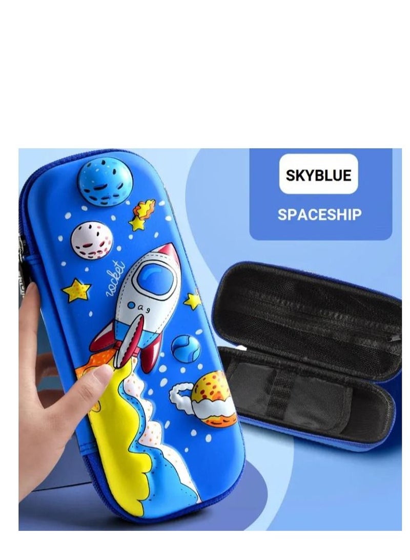 واي آند دي Pencil Case for Boys Girls 3D Decompression Pen Large Aesthetic Pencilcase with Compartments Big Capacity Pouch Cute Bag Office Box Organizer Secondary School - Image 1