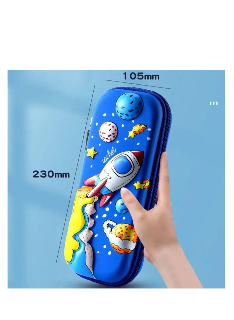 واي آند دي Pencil Case for Boys Girls 3D Decompression Pen Large Aesthetic Pencilcase with Compartments Big Capacity Pouch Cute Bag Office Box Organizer Secondary School - Image 3