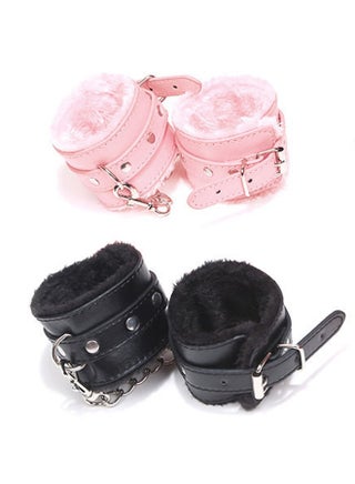 2 Pcs Black and pink Handcuffs Toy with Key for Masquerade or Themed Parties - pzsku/Z80EE6E35DBAC39980EA8Z/45/_/1719027429/0eb99635-d54d-4bc8-ac26-3060e4db8735