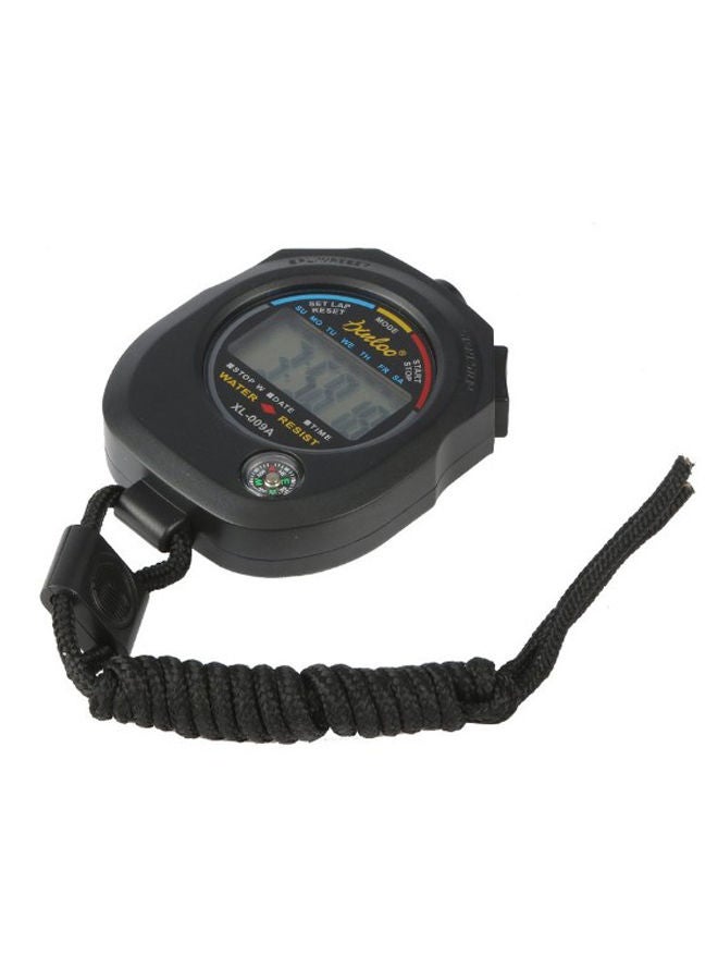 NIBEMINENT Portable Professional Waterproof Sports Timer Black 8x6.4x2.3cm - Image 1