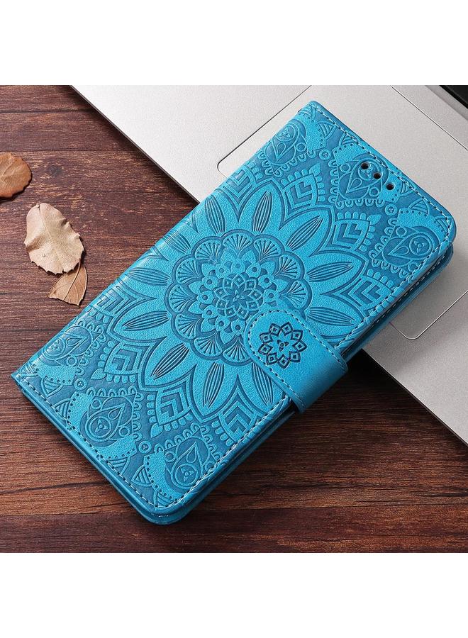 erorex Case For vivo Y29s 5G / Y04 4G Embossed Sunflower Leather Phone Case - Image 2