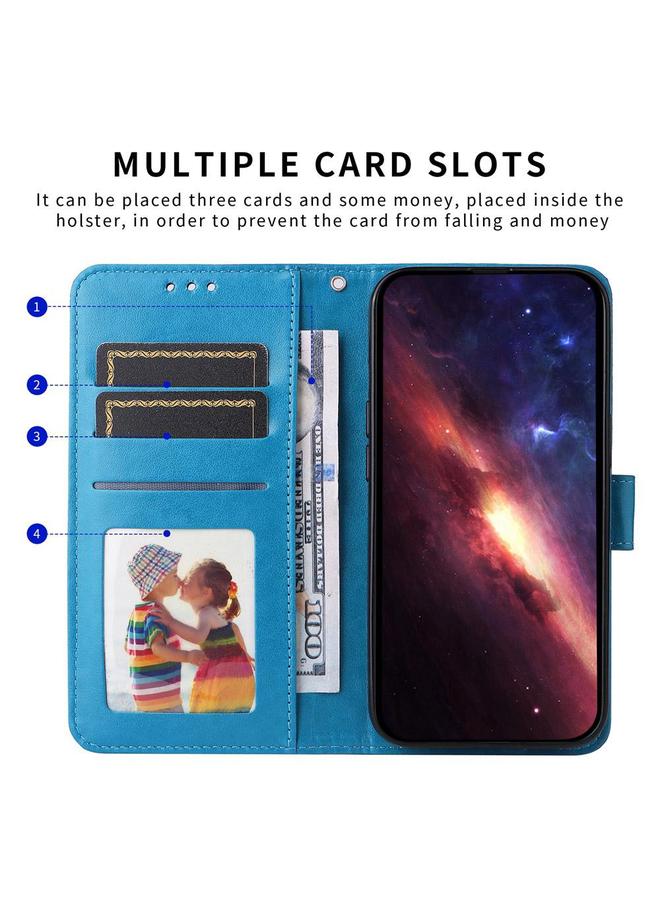 erorex Case For vivo Y29s 5G / Y04 4G Embossed Sunflower Leather Phone Case - Image 3