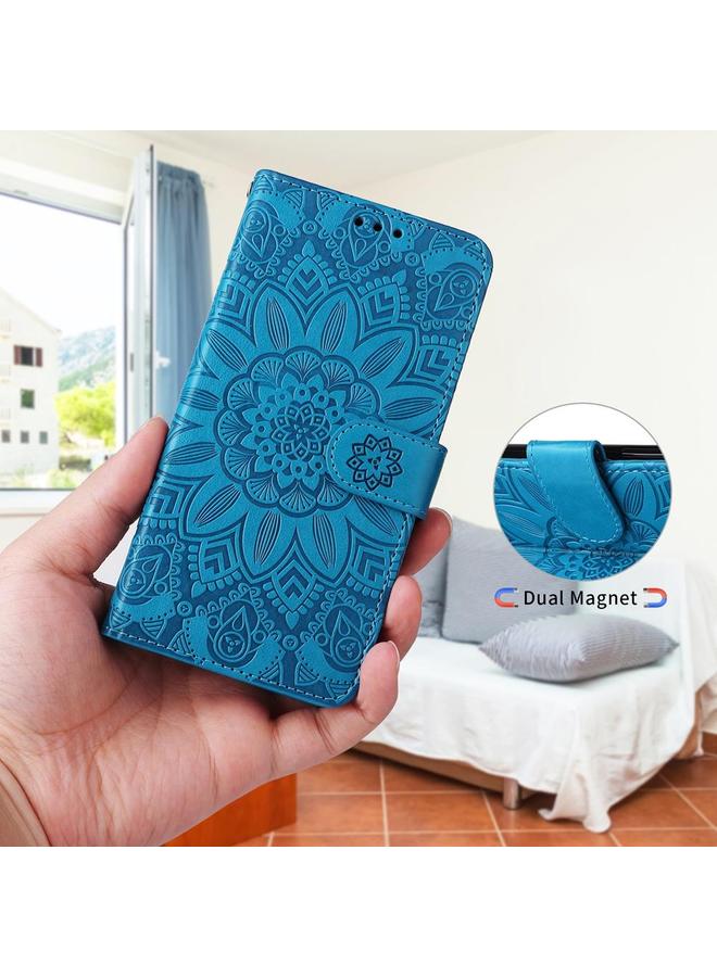 erorex Case For vivo Y29s 5G / Y04 4G Embossed Sunflower Leather Phone Case - Image 5