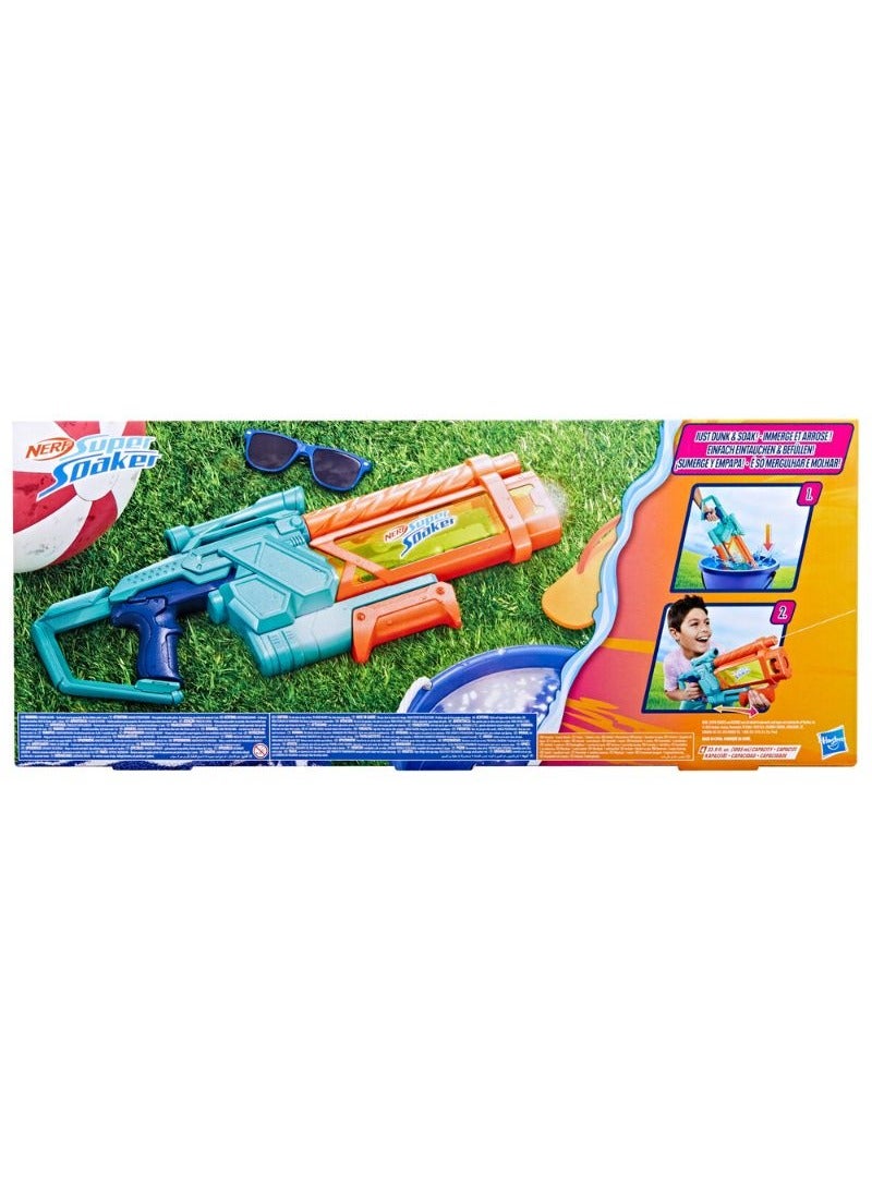 Nerf Super Soaker Mega Dunk-Fill Water Blaster | Just Dunk & Go | Easy Instant Fill Tank | 33.9 Fl Ounce Tank for 6+ Years | G0999 - Image 2